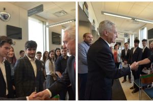 FOTO. Mesajul ambasadorului SUA la Bucureşti, Hans Klemm, pentru elevii din Alba Iulia calificaţi la Campionatul Mondial de Robotică: Felicitări şi să câştigaţi