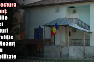 Prefectura Neamţ: Sediile a trei posturi de Poliţie din judeţul Neamţ vor fi reabilitate
