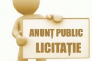 ANUNT LICITATIE