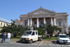 Se vede Teatrul! Tisele din Piaţa Ferdinand au fost toaletate înainte de mutarea în Parcul 1 Decembrie (FOTO)