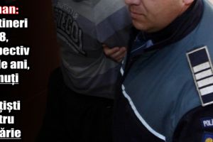Roman: Doi tineri de 18, respectiv 25 de ani, reţinuţi de poliţişti pentru tâlhărie