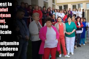 Protest la Spitalul Judeţean Neamţ. Cadrele medicale sunt nemulţumite de scăderea veniturilor