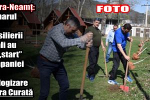 Piatra-Neamţ: Primarul şi consilierii locali au dat „start” campaniei de ecologizare Piatra Curată