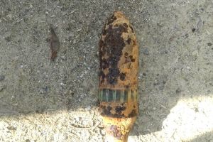 Proiectil găsit pe Valea Gersei. Pirotehniştii au cercetat întreaga zonă