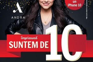 Trei zile până la concertul ANDRA la 10 ani de Shopping City Suceava!