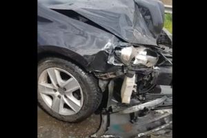 ACCIDENT în sensul giratoriu! Circulaţia spre Sânnicolau Mic, BLOCATĂ