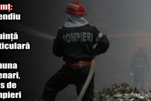 Neamţ: Incendiu la o locuinţă particulară din comuna Poienari, stins de pompieri