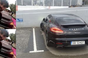 TOPUL MÂRLANILOR – Bolid de lux parcat pe locurile destinate persoanelor cu handicap la Mall în Sibiu