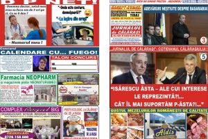 Jurnalul de Călăraşi nr. 3103 din 16 aprilie 2018