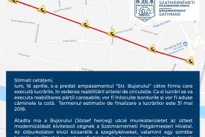Atenţie, şoferi! Restricţii de circulaţie pe str. Bujorului. Se fac lucrări la carosabil
