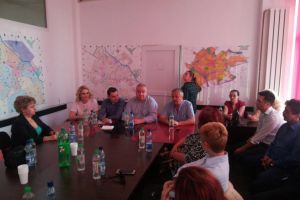 Viceprimarul Ganea si deputatii Laura Moagher si Razvan Ursu, intalnire cu organizatia PSD Vest