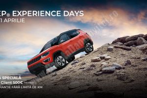 JEEP EXPERIENCE DAYS (19 – 21 aprilie) la Showroom Treviso Târgovişte
