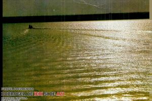 Unduiri nocturne la Mamaia, pe lacul Sutghiol, in anul 1985