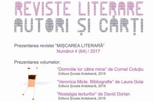 Biblioteca Judeţeană: ”Reviste literare. Autori şi cărţi”