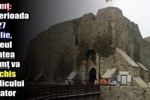 Neamţ: În perioada 23-27 aprilie, Muzeul Cetatea Neamţ va fi închis publicului vizitator