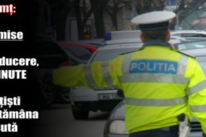 Neamţ: 112 permise de conducere, reţinute de poliţişti săptămâna trecută