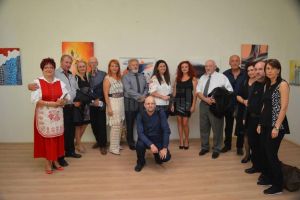 Sculptorul Bolek Maierik, la expoziţia „Imaginile diversităţii” de la Timişoara