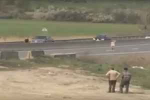 Domnu’ Dezbrăcatu´ de pe DN1 – Imagini noi de la incidentul de duminică