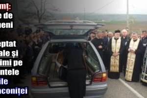 Neamţ: Sute de oameni l-au aşteptat cu jale şi lacrimi pe părintele Vasile Adiaconiţei