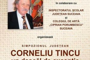 Simpozionul „Corneliu Tincu - un dascăl de excepţie”, vineri, la Gura Humorului