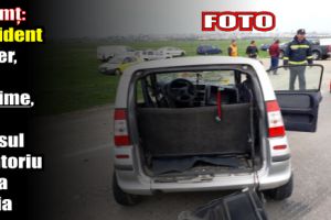 Neamţ: Accident rutier, cu victime, în sensul giratoriu de la Horia