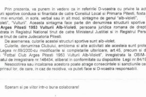 Dispută pe culorile şi numele FC Argeş, sau cum îşi caută unii duşmani acolo unde n-au