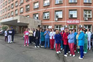 Ziua şi greva în sistemul medical gălăţean! Astăzi a fost rândul salariaţilor din Spitalul Judeţean