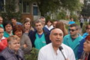 Protestele de la Spitalul Judeţean au ajuns şi la urechile lui Hurduzeu! [VIDEO]