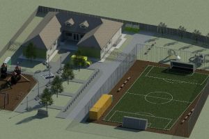 Comunicat de presa:  Primaria Ovidiu a demarat lucrarile la proiectul Construire imobil gradinita si scoala generala in Poiana“