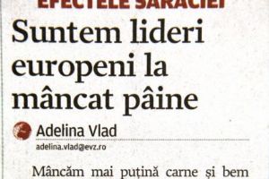 Suntem lideri europeni la mâncat pâine