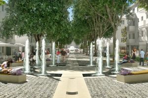 Artezienele din Hunedoara intră în vria contestaţiilor. „Pietonala” şi reamenajarea platoului din faţa Casei de Cultură încep să se blocheze în proceduri