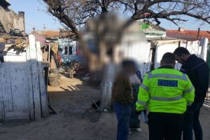 Actiune de igienizare pe strada Semanatorului din Constanta. Participa lucratori de la Polaris M Holding, politisti locali si jandarmi (galerie foto)