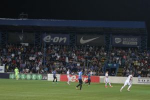 Desfasurare impresionanta de forte. Jandarmii GMJ Tomis Constanta, prezenti la la meciul de fotbal dintre FC Viitorul –FCSB