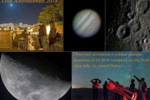 DUMINICĂ: „Priveşte Cerul în Ziua Astronomiei 2018”. Albaiulienii pot privi cerul prin telescoape profesionale amplasate în zona Obeliscului
