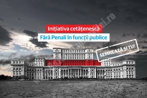 Duminică, 13 mai, la Pucioasa, USR strânge semnături pentru iniţiativa publică  „Fără penali în funcţii publice”. Vezi detalii