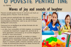 Concursul judeţean de creaţie în limba engleză „O poveste pentru tine”