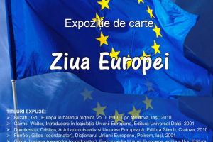 Biblioteca Judeţeană „Alexandru şi Aristia Aman” marchează Ziua Europei printr-o expoziţie de carte ce va fi deschisă miercuri, 9 mai 2018