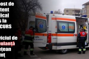 Un post de asistent medical scos la CONCURS de Serviciul de Ambulanţă Judeţean Neamţ