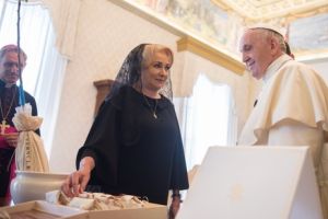 Viorica Dăncilă, la întâlnirea cu Papa: 