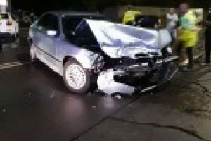 GALERIE FOTO: Patru persoane au ajuns la spital in urma unui accident rutier