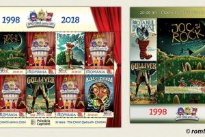 Emisiunea de mărci poştale „20 de ani - Opera Comică pentru Copii”