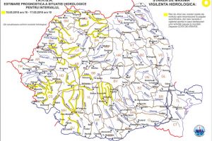 Pericol de inundaţii: Cod galben pe râurile din Bihor