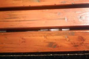 MIZERIE: Bancile din Piata Revolutiei, adapost pentru mucurile de tigara (FOTO)