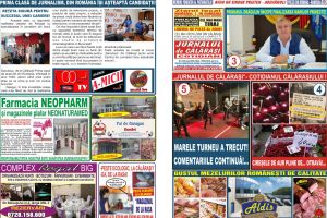 Jurnalul de Călăraşi nr. 3122 din 15 mai 2018