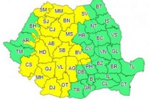 Clujul şi aproape jumătate din ţară sub cod galben de ploi. Ce anunţă meteorologii