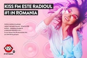 Kiss FM este radioul numărul 1 din România!