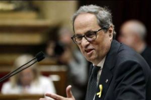 Quim Torra,  ESTE NOUL PREŞEDINTE  al Cataloniei
