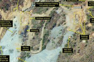 Imagini din satelit surprinse în Coreea de Nord