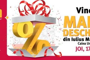 Promoţii speciale, joi, la inaugurarea magazinului Altex din Iulius Mall Suceava