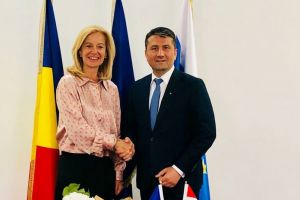 Ambasadorul Olandei in Romania, Stella Ronner-Grubacic, primita de primarul Decebal Fagadau